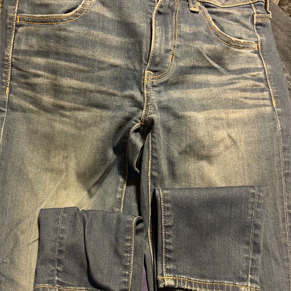 American Eagle Outfitters Blue Straight Jeans with Vintage Fading
3 pairs bundle